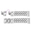 Galaxy Watch 46mm (22mm) KRD-17 Metal Kordon Rose Gold