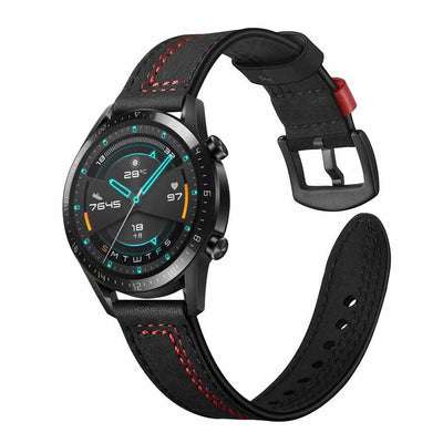 Galaxy Watch 46mm (22mm) KRD-19 Deri Kordon Yeşil