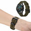 Galaxy Watch 46mm (22mm) KRD-19 Deri Kordon Yeşil
