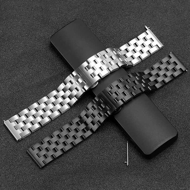 Galaxy Watch 46mm (22mm) KRD-20 Metal Kordon Siyah