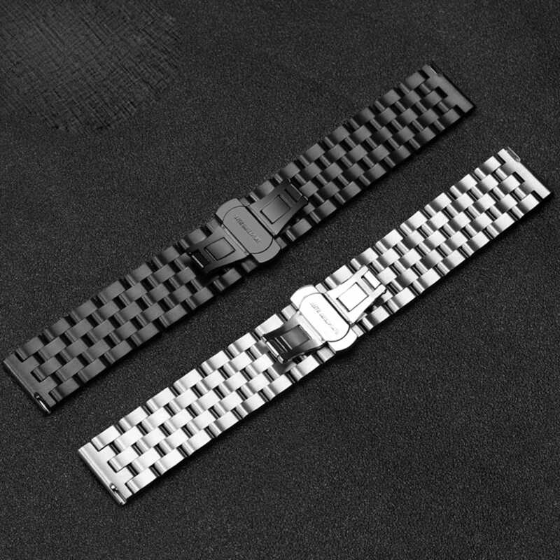 Galaxy Watch 46mm (22mm) KRD-20 Metal Kordon Gümüş