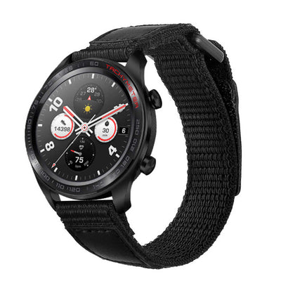 Galaxy Watch 46mm (22mm) Magic Nylon Kordon Siyah
