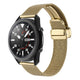 Galaxy Watch 46mm Zore KRD-85 22mm Metal Kordon Gold