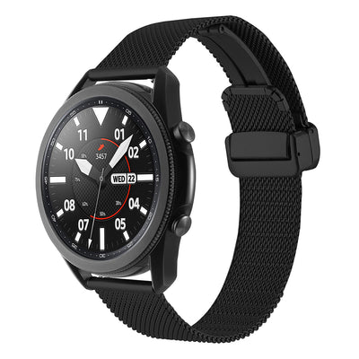 Galaxy Watch 46mm Zore KRD-85 22mm Metal Kordon Siyah