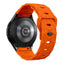 Galaxy Watch 5 Pro 45mm Zore KRD-116 20mm Futbol Desenli Spor Tasarımlı Silikon Kordon Turuncu
