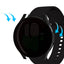 Galaxy Watch 6 40mm Sert PC Kasa ve Privacy Hayalet Ekran Koruyucu Zore Watch Gard 32 Siyah