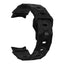 Galaxy Watch 6 40mm Zore KRD-116 20mm Futbol Desenli Spor Tasarımlı Silikon Kordon Siyah-Gri