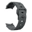 Galaxy Watch 6 40mm Zore KRD-116 20mm Futbol Desenli Spor Tasarımlı Silikon Kordon Lacivert