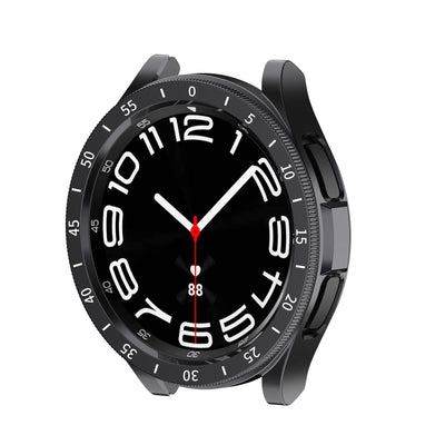 Galaxy Watch 6 Classic 43mm Sert PC Kasa ve Ekran Koruyucu Zore Sport Watch Gard 29 Beyaz