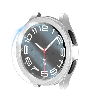 Galaxy Watch 6 Classic 47mm Sert PC Kasa ve Ekran Koruyucu Zore Watch Gard 29 Siyah