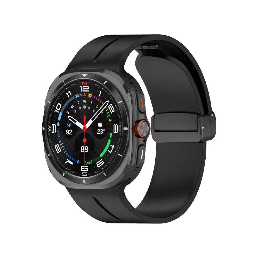 Galaxy Watch 8 40mm Zore KRD-84 22mm Silikon Kordon Koyu Yeşil