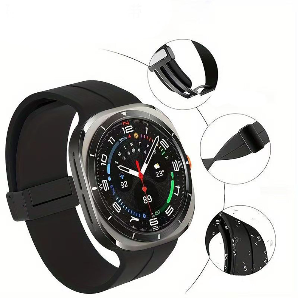 Galaxy Watch 8 Classic 46mm Zore KRD-84 Silikon Kordon Starlight