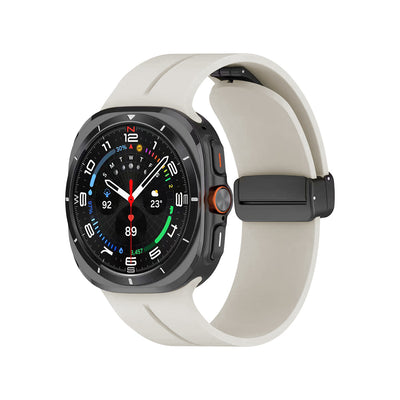 Galaxy Watch 8 Classic 46mm Zore KRD-84 Silikon Kordon Starlight