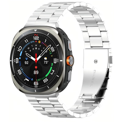 Galaxy Watch 8 Zore KRD-04 Metal Kordon Gümüş
