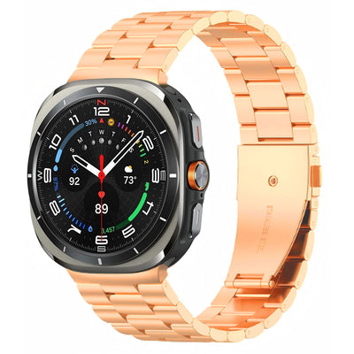 Galaxy Watch 8 Zore KRD-04 Metal Kordon Rose Gold