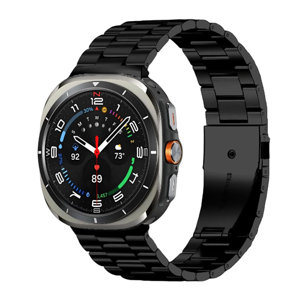 Galaxy Watch 8 Zore KRD-04 Metal Kordon Siyah