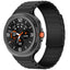 Galaxy Watch 8 Zore KRD-146 Silikon Kordon Strap Kayış Siyah-Turuncu