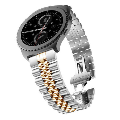 Galaxy Watch Active 2 40mm KRD-36 20mm Metal Kordon Gümüş-Gold