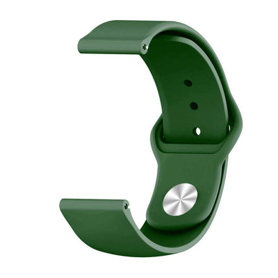 Galaxy Watch Active 2 44mm KRD-11 20mm Silikon Kordon Haki