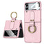Galaxy Z Flip 3 Kılıf Zore Flip Ring Kıpta Kapak