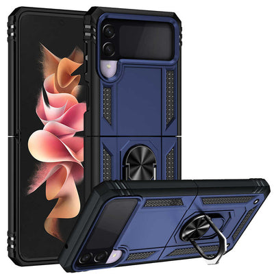 Galaxy Z Flip 3 Kılıf Zore Vega Kapak Siyah