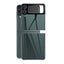 Galaxy Z Flip 3 Zore 3D Standart 2 in 1 Arka Koruyucu Yeşil