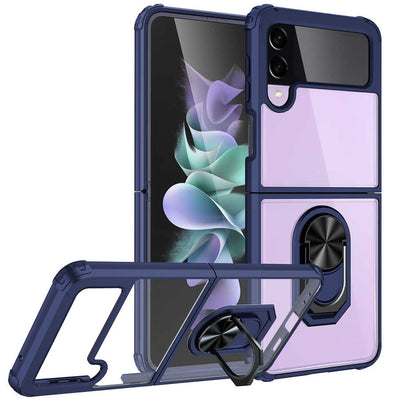 Galaxy Z Flip 4 Kılıf Zore Mola Kapak Lacivert