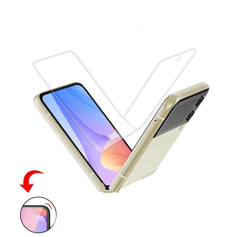 Galaxy Z Flip 4 Zore Narr Tpu Ön Arka Body Ekran Koruyucu Renksiz