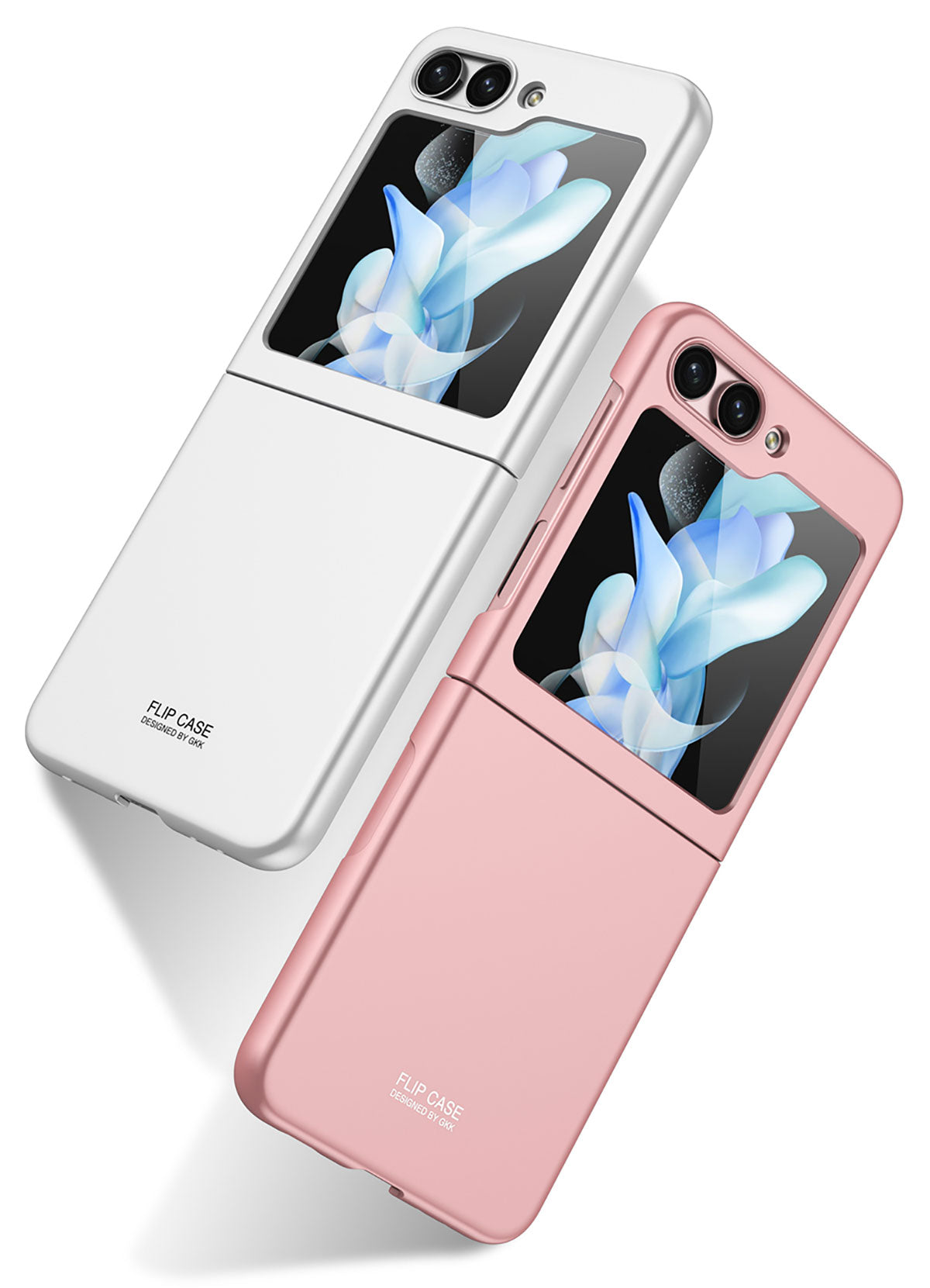 Galaxy Z Flip 5 Kılıf Zore Sert Kıpta Kapak Siyah