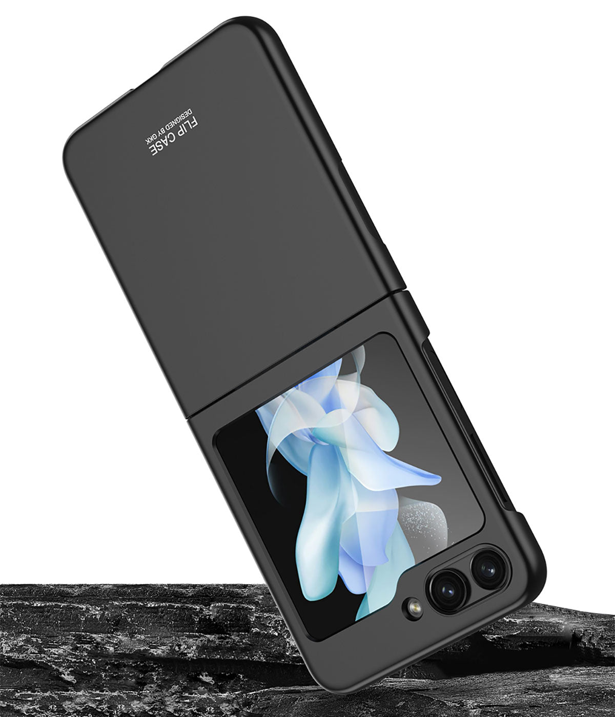 Galaxy Z Flip 5 Kılıf Zore Sert Kıpta Kapak Mor
