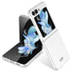 Galaxy Z Flip 5 Kılıf Zore Sert Kıpta Kapak Gümüş