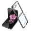 Galaxy Z Flip 6 Kılıf Zore Full Camlı Kıpta Kapak Mavi