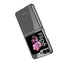 Galaxy Z Flip 6 Kılıf Zore Full Camlı Kıpta Kapak Mor
