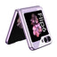 Galaxy Z Flip 6 Kılıf Zore Full Camlı Kıpta Kapak Gold