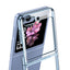 Galaxy Z Flip 6 Kılıf Zore Full Camlı Kıpta Kapak Gold