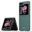 Galaxy Z Flip 6 Kılıf Zore Sert Kıpta Kapak Gri