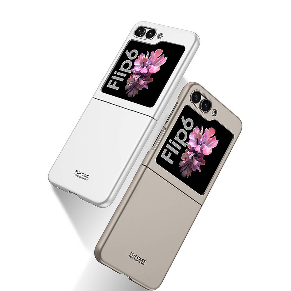 Galaxy Z Flip 6 Kılıf Zore Sert Kıpta Kapak Pembe