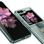 Galaxy Z Flip 6 Kılıf Zore Yüzüklü Kıpta Kapak Şeffaf
