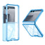 Galaxy Z Flip 7 Kılıf Zore Full Camlı Kıpta Kapak Şeffaf