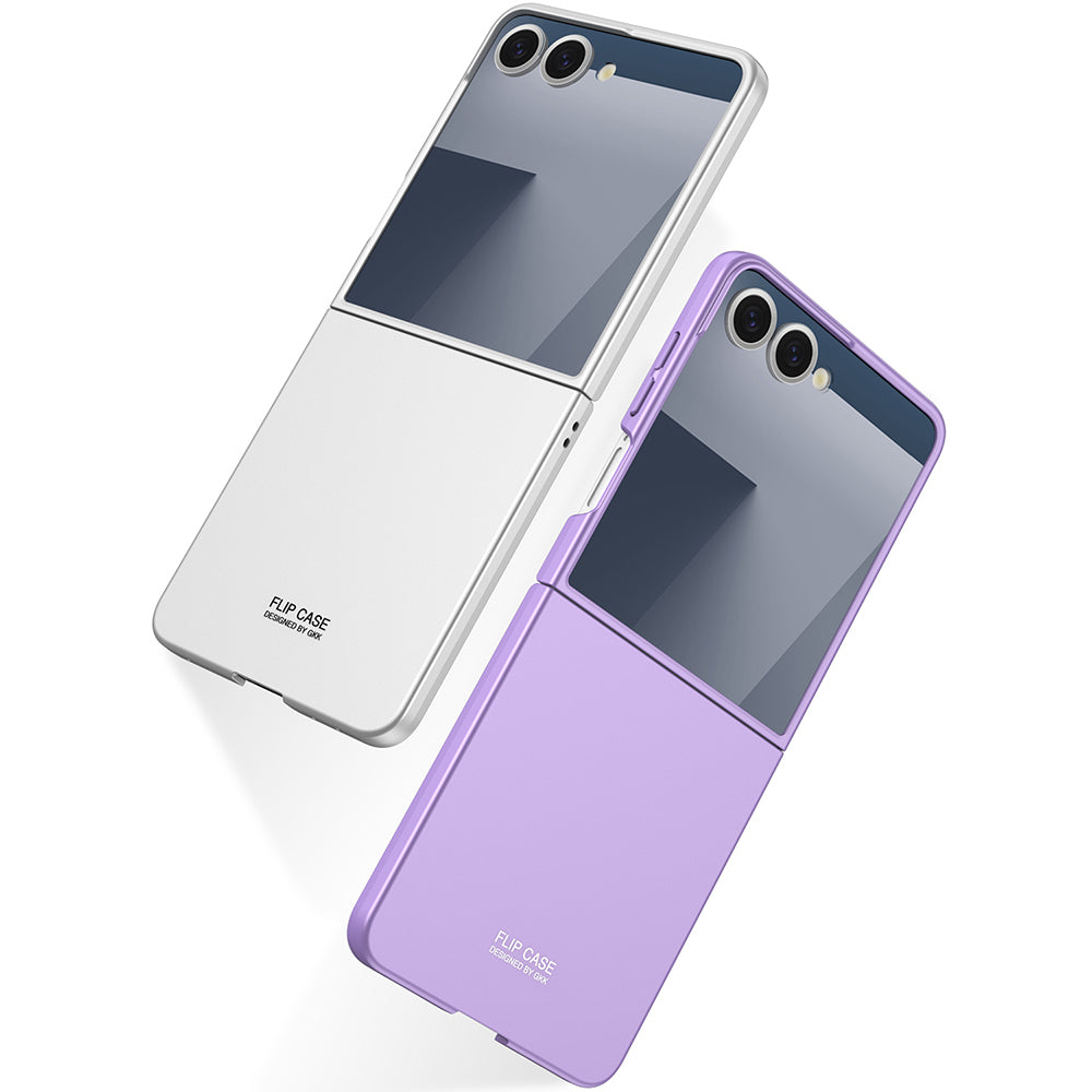 Galaxy Z Flip 7 Kılıf Zore Sert Kıpta Kapak Lacivert