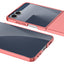 Galaxy Z Flip 7 Kılıf Zore Sert Kıpta Kapak Rose Gold