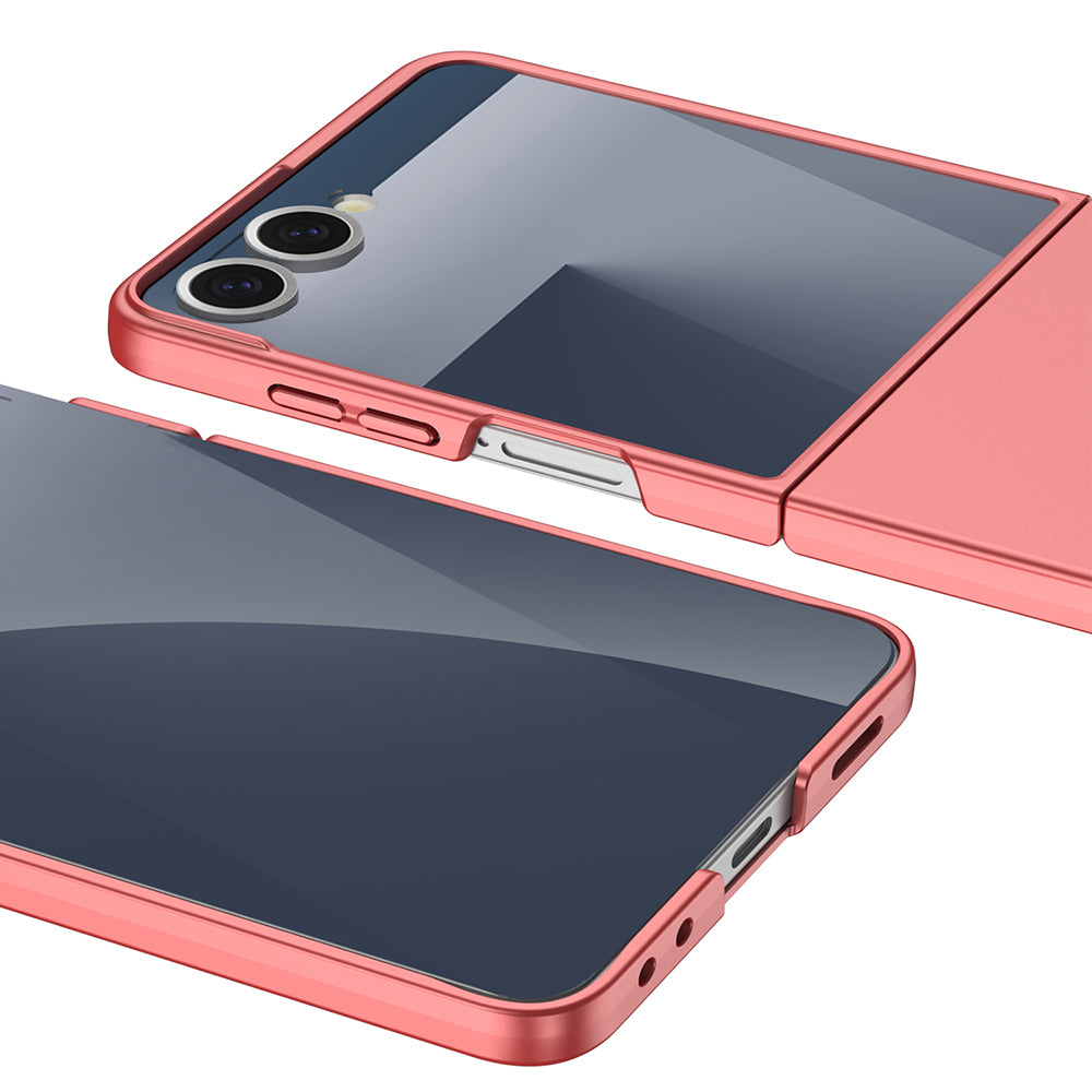 Galaxy Z Flip 7 Kılıf Zore Sert Kıpta Kapak Lacivert