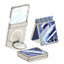 Galaxy Z Flip 8 Kılıf M-safe Şarj Özellikli Zore Kıpta KPT-06 Ring Standlı Kapak