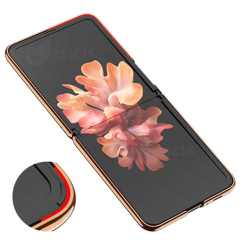 Galaxy Z Flip Kılıf Zore Kıpta Kapak Renksiz
