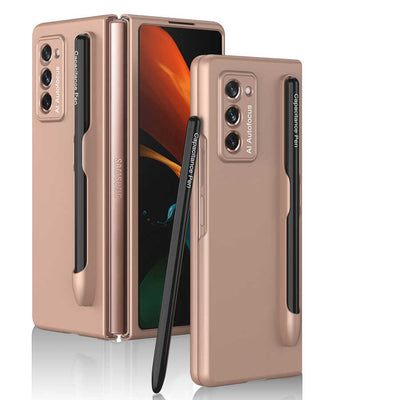 Galaxy Z Fold 2 Kılıf Zore Espen Kılıf Rose Gold