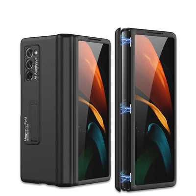 Galaxy Z Fold 2 Kılıf Zore M-Magnet Kılıf Siyah