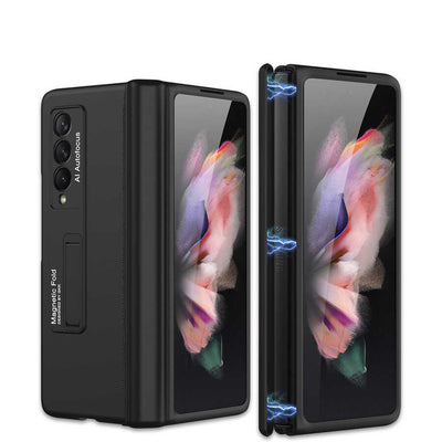 Galaxy Z Fold 3 Kılıf Zore M-Magnet Kılıf Siyah