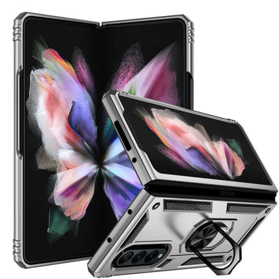 Galaxy Z Fold 3 Kılıf Zore Vega Kapak Gold