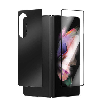 Galaxy Z Fold 3 Zore 3D Side Glass Ekran Koruyucu Siyah