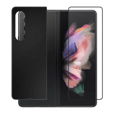 Galaxy Z Fold 3 Zore 3D Side Glass Ekran Koruyucu Siyah